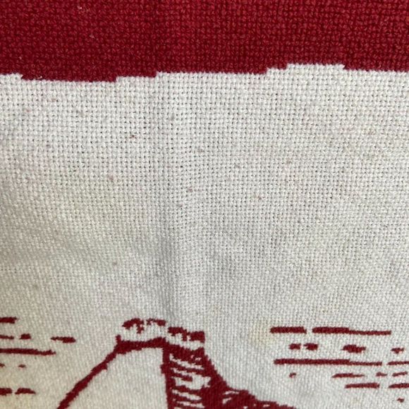 CHATEAU STE MICHELLE Winery Large Tapestry Red and White 68" x 48" - Picture 7 of 7